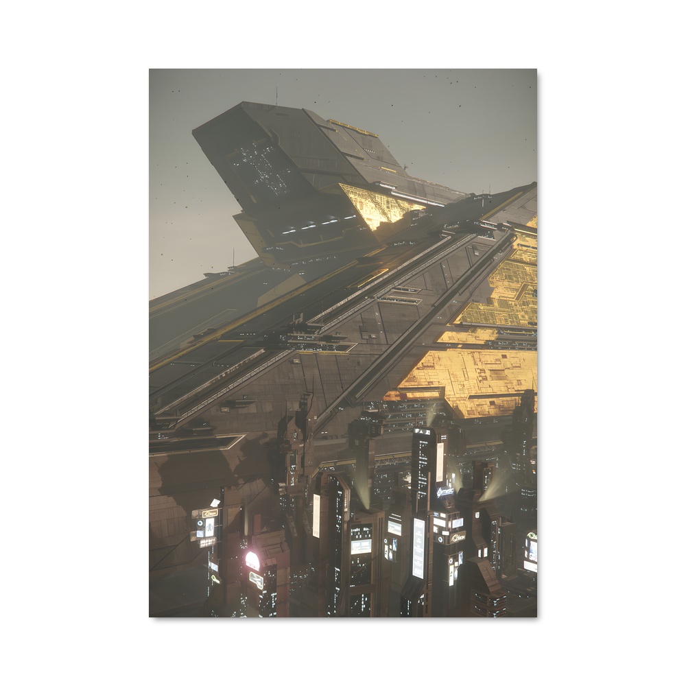 Poster Skyline Interstellaire
